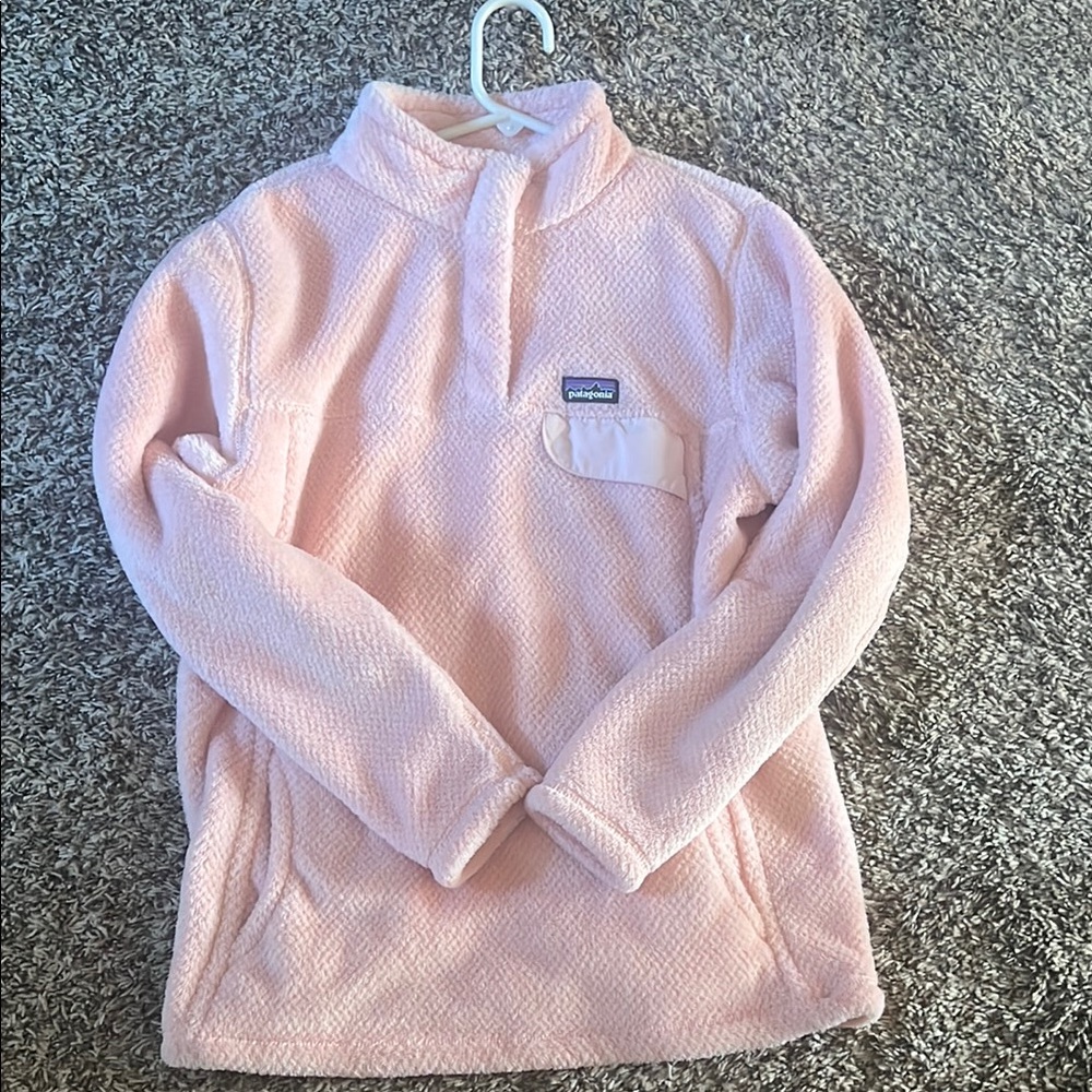 Patagonia Light Pink Fleece Jacket